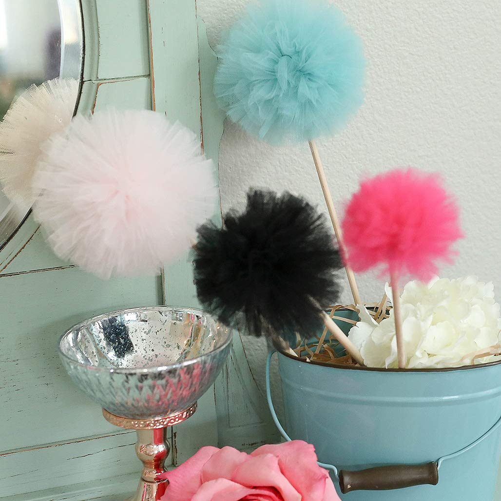 Expo International Decorative Matte Tulle, Lightweight Polyester Tulle Fabric for Tutus, Costumes, and Party Decorations, Washable, Easy-to-Use, 6 Inch x 25 Yards, Rose Gold, Pack of 4 - Image 4