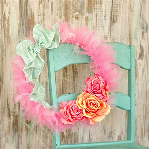 Expo International Premium Glitter Tulle Spool of 6" x 10 Yards | Fuchsia - Image 3