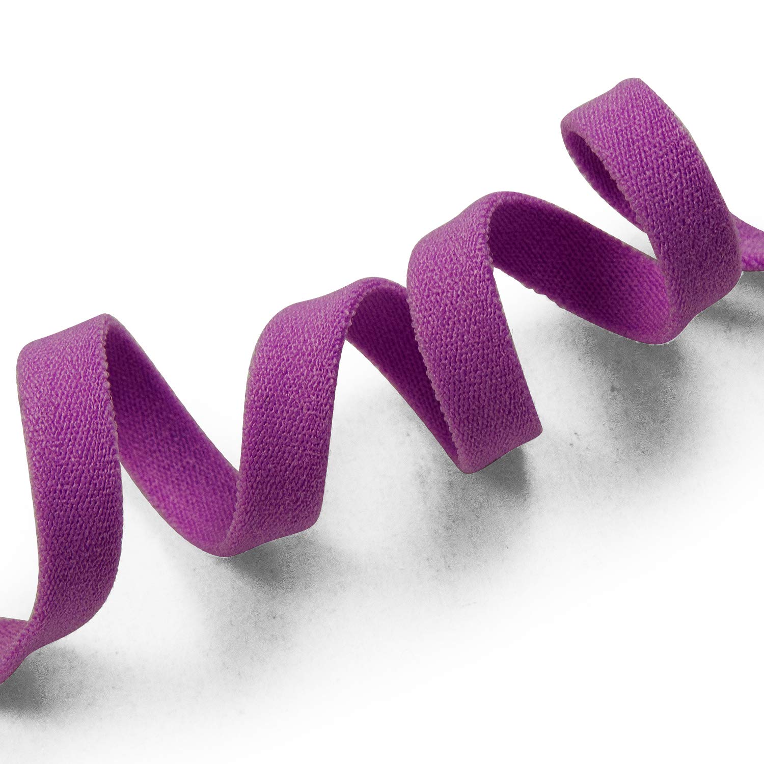 Trims by The Yard 1/4" Ultra Soft Knit Elastic Band, Premium Material, Durable Knitted Elastic Cord for Sewing, Easy to Use, Versatile Sewing Supplies, 10-Yard Cut, Purple - Image 3