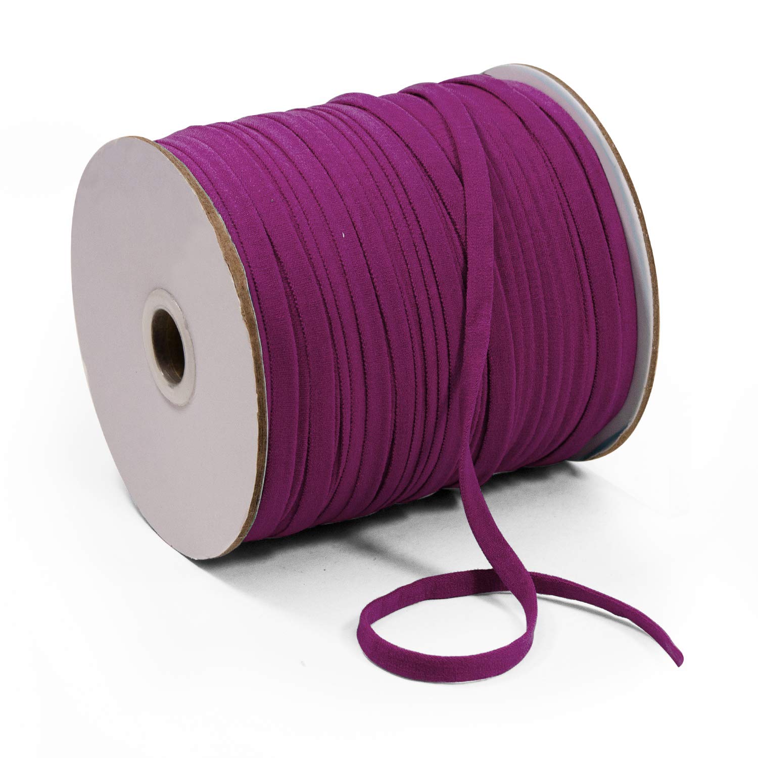 Trims by The Yard 1/4" Ultra Soft Knit Elastic Band, Premium Material, Durable Knitted Elastic Cord for Sewing, Easy to Use, Versatile Sewing Supplies, 10-Yard Cut, Purple - Image 4